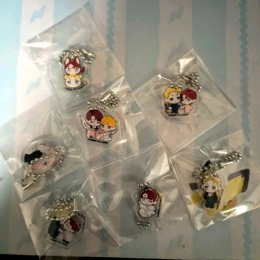 [BUNJANG] Mofun Pearl Gacha Keyring Set / 모펀 펄 가챠 키링 세트 모펀 가챠 판매합니다!