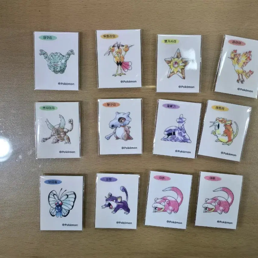 [BUNJANG] Pokemon Sticker Collection / 포켓몬 띠부씰 판매