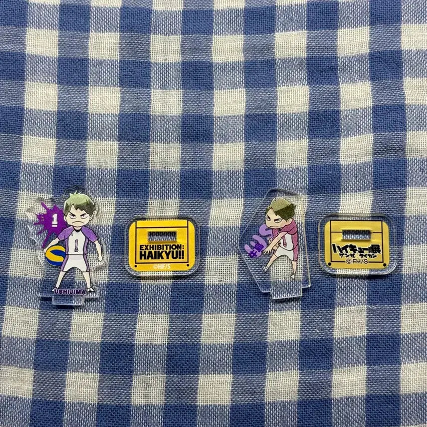 [BUNJANG] Haikyuu!! Ushijima Wakatoshi Mini Acrylic Set / 하이큐 미니 아크릴 우시지마 세트