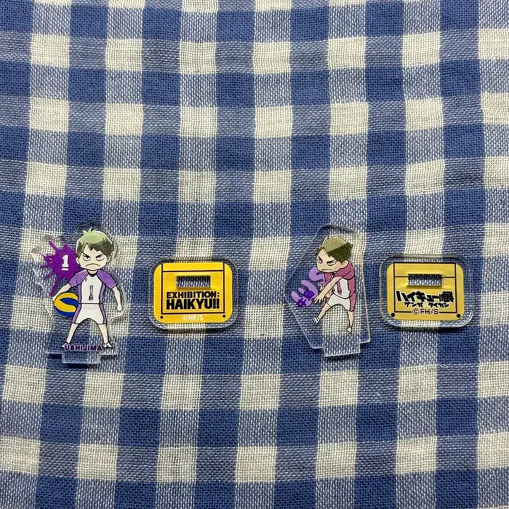 [BUNJANG] Haikyuu!! Ushijima Wakatoshi Mini Acrylic Set / 하이큐 미니 아크릴 우시지마 세트