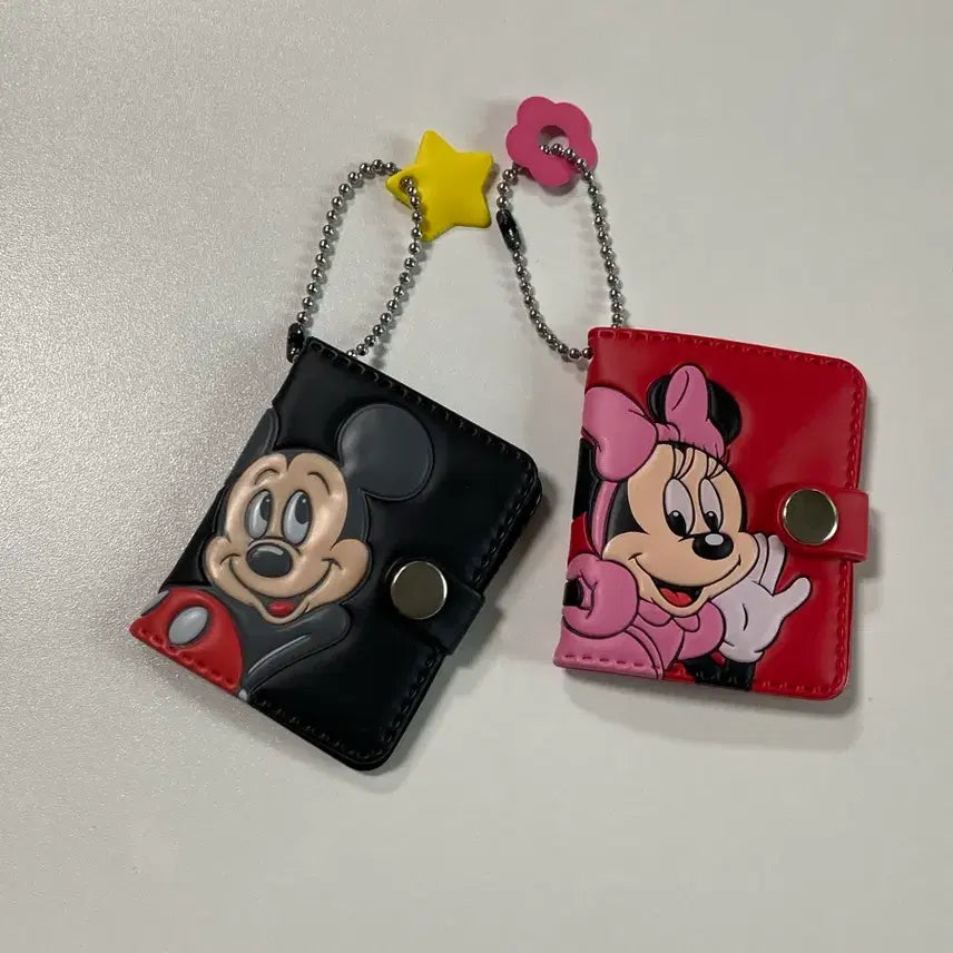 [BUNJANG] Disney Mickey Mouse &amp; Minnie Mouse Album Keyring / 디즈니 미키마우스 미니마우스 앨범 키링