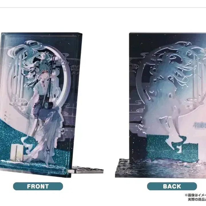 [BUNJANG] Good Smile Company Hatsune Miku Han-Gyu-Chwol Version Acrylic Glitter Block Stand (Sealed) / (미개봉 새상품) 굿스마일컴퍼니 하츠네미쿠 한궁추월 버전 글리터 아크릴스탠드