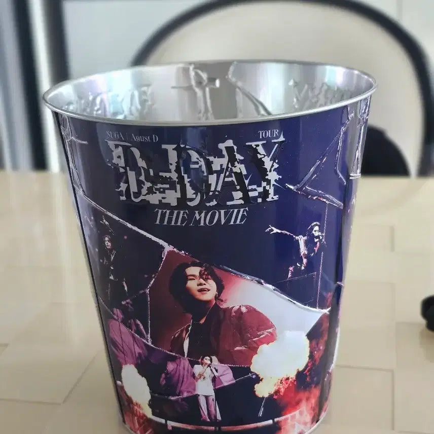 [BUNJANG] BTS Suga D-Day The Movie Popcorn Tin / BTS 방탄소년단 슈가 디데이 더무비 팝콘통 Agust D