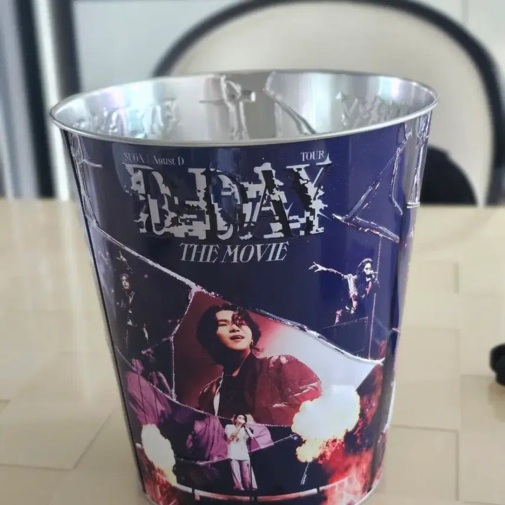 [BUNJANG] BTS Suga D-Day The Movie Popcorn Tin / BTS 방탄소년단 슈가 디데이 더무비 팝콘통 Agust D