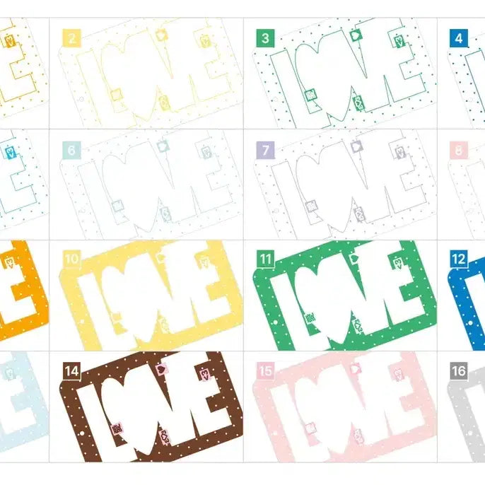 [BUNJANG] TWO TWO LOVE Photocard Holder Custom Option 