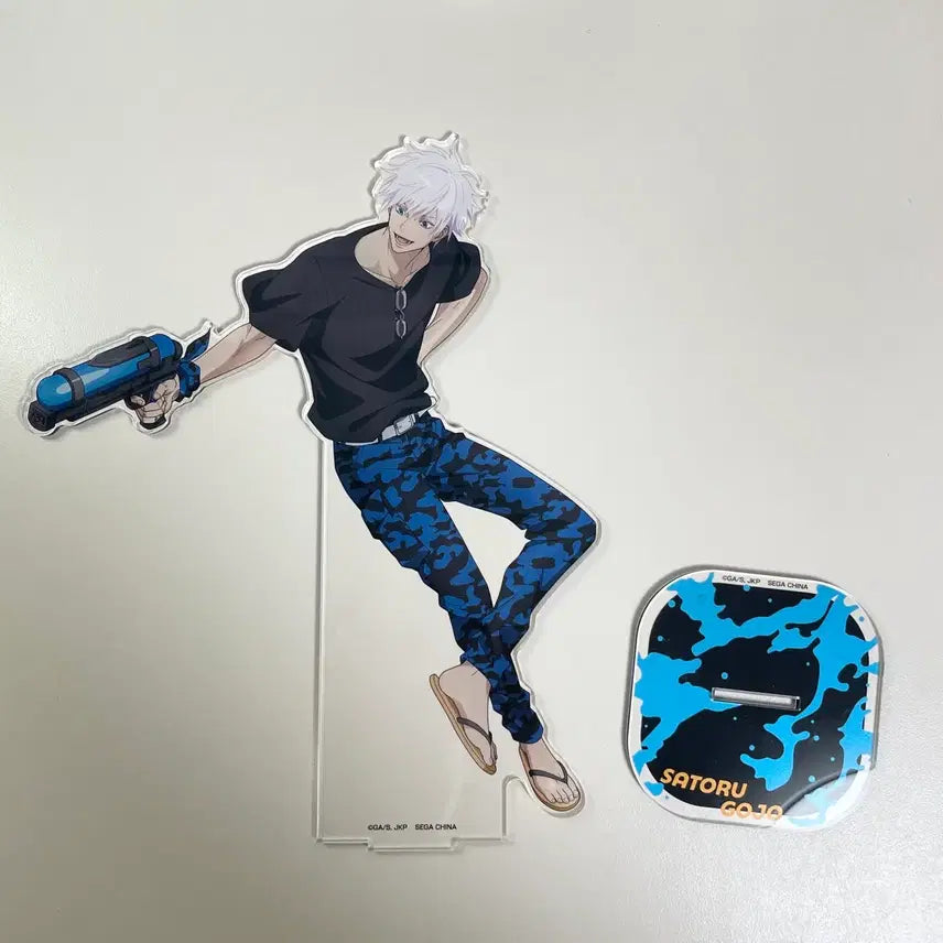 [BUNJANG] Jujutsu Kaisen Satoru Gojo Water Gun Big Acrylic Stand / 주술회전 고죠 세가 물총 빅아크릴