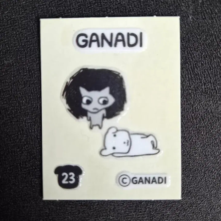 [BUNJANG] GANADI 23 Sticker / 새상품 가나디 GANADI 23번 띠부씰