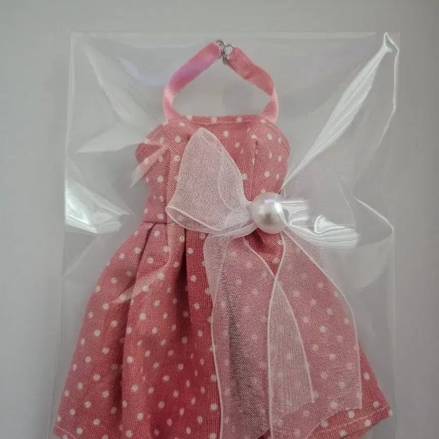 [BUNJANG] Pearl Ribbon Dress / 포피파커, 실크스톤, 바비,미미,제니 옷