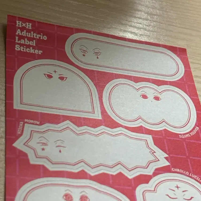 [BUNJANG] Hunter x Hunter Card Cover Sticker / 헌터x헌터 비공굿 카드 커버 스티커