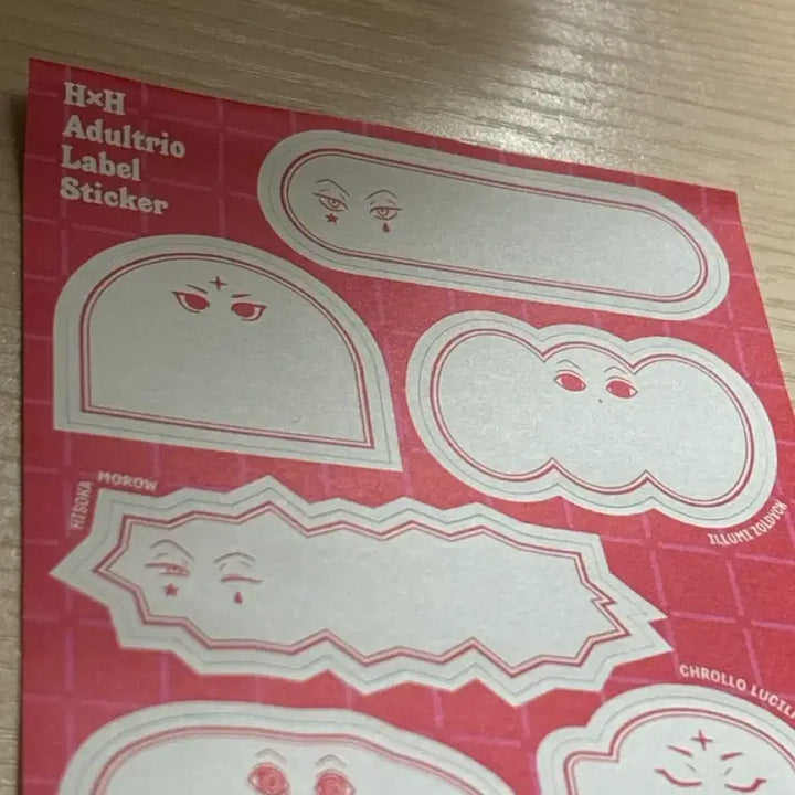 [BUNJANG] Hunter x Hunter Card Cover Sticker / 헌터x헌터 비공굿 카드 커버 스티커 3종