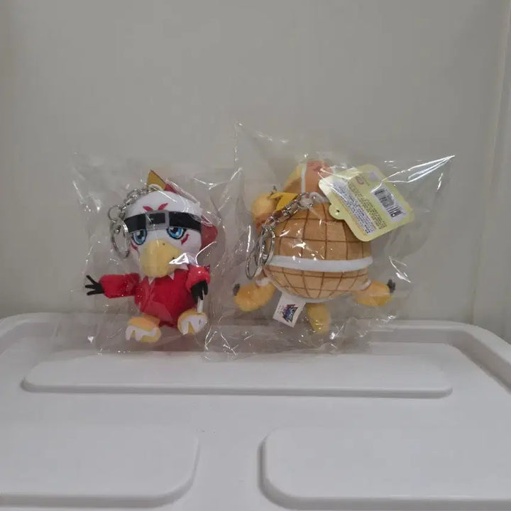 [BUNJANG] Digimon Armonmon Hawkmon Doll Keychain Bundle Set / 일괄 디지몬 아르마몬 호크몬 인형키링