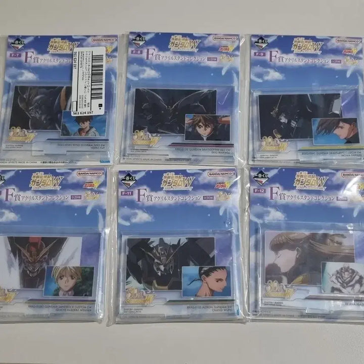 [BUNJANG] Bandai Ichiban Kuji Mobile Suit Gundam Wing F Prize Acrylic Stand (Sealed) / [미개봉] 건담 w 윙건담 제일복권 이치방쿠지 F상 아크릴 스탠드 굿즈