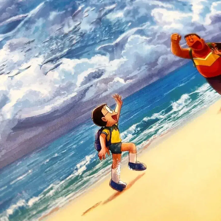[BUNJANG] Doraemon The Deep Sea Secret Castle Special Poster A3 / [A3전용박스/당일배송]도라에몽 해저비밀성 스페셜 포스터