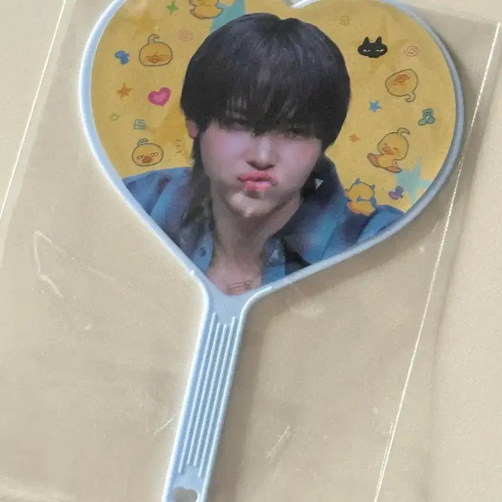 [BUNJANG] ENHYPEN NI-KI Next Birthday Cafe Lucky Draw Mini Uchiwa / 앤팀 니콜라스 넥스트님 생일 카페 생카 럭드 미니 우치와