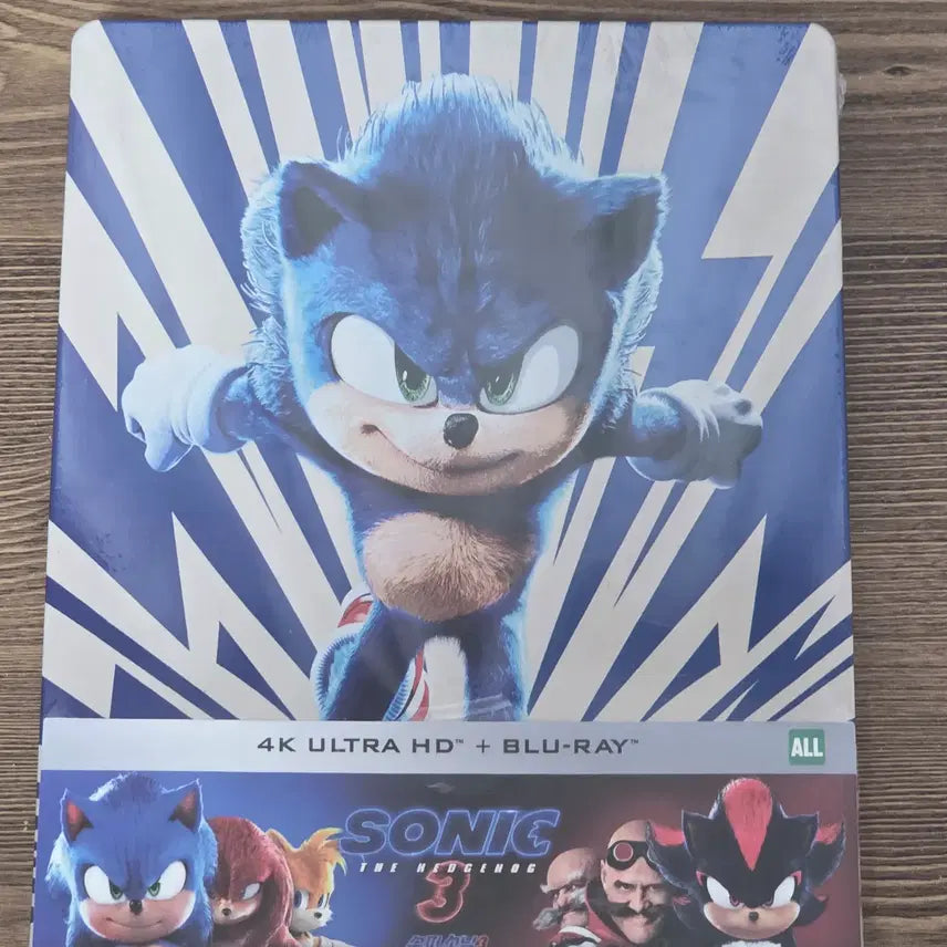 [BUNJANG] Sonic the Hedgehog 3 Steelbook Limited Edition 4K UHD Blu-ray (Unsealed) / 미개봉 4K 블루레이 수퍼 소닉3 판매합니다.