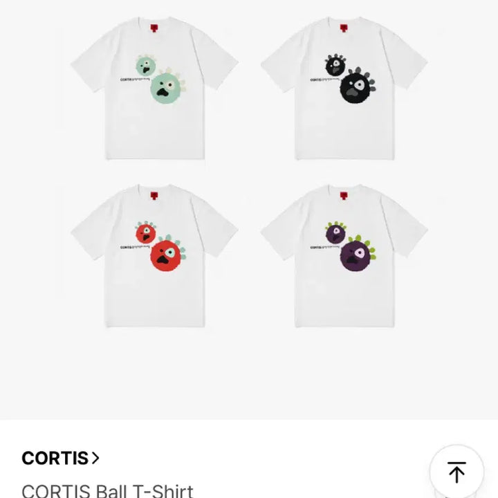 [BUNJANG] Cortis Ball Red T-Shirt (M) / 코르티스 볼 red 티셔츠 M