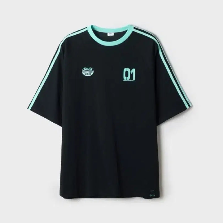 [BUNJANG] SPAO Hatsune Miku Colorblock Short Sleeve T-Shirt L / 하츠네 미쿠 스파오 배색 반팔 티셔츠 L