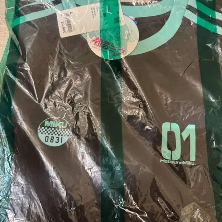 [BUNJANG] SPAO Hatsune Miku Colorblock Short Sleeve T-Shirt L / 하츠네 미쿠 스파오 배색 반팔 티셔츠 L