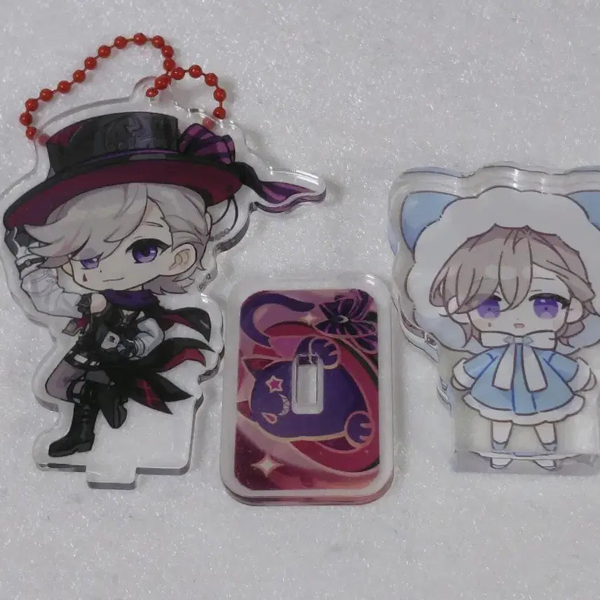 [BUNJANG] Genshin Impact Lyney Acrylic Stand Bundle Set / 일괄) 원신 리니 아크릴 스탠드 코롯토 비공굿