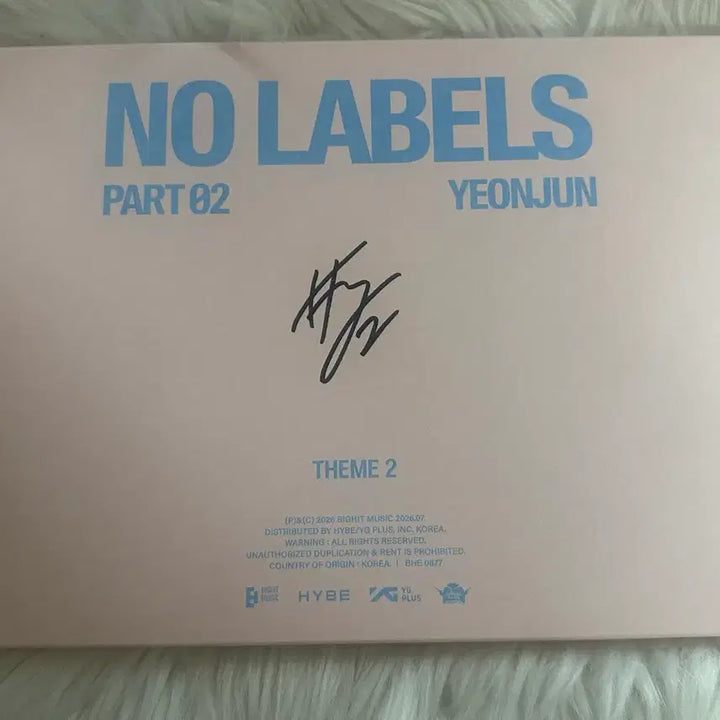 [BUNJANG] TXT Yeonjun Signed NO LABELS PART 02 Album / 연준 YEONJUN 친필 싸인앨범