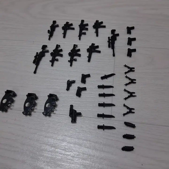 [BUNJANG] Lego Compatible Weapon and Accessory Bundle Set / 레고 호환 총기 및 무기 등 일괄 판매