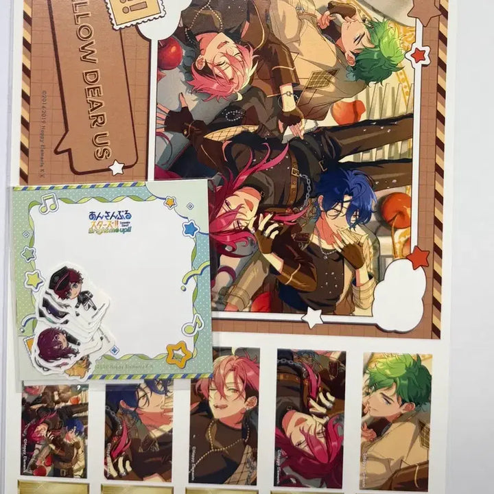[BUNJANG] Ensemble Stars! Melodious Melody Flake Sticker Set C / 앙스타 프레임 우표 멜로디어스 멜디 플레이크 스티커 세트 C