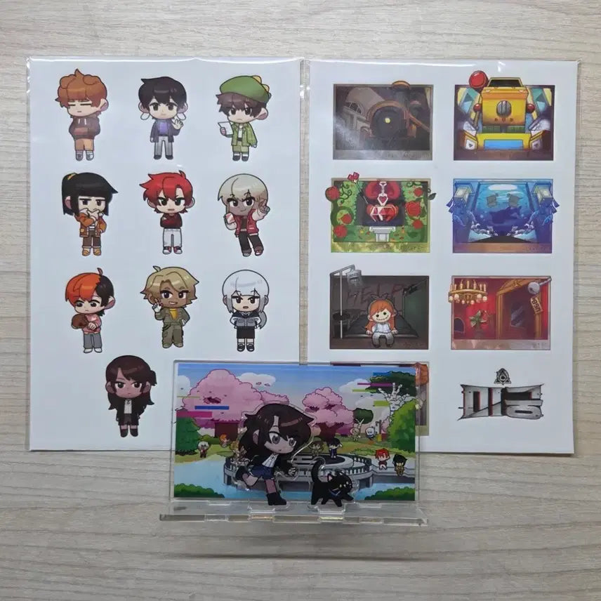 [BUNJANG] Pixel Lee JamTtl Labyrinth Sticker Diorama Bundle Set / 픽셀리 잠뜰 미궁 스티커 디오라마 일괄 판매