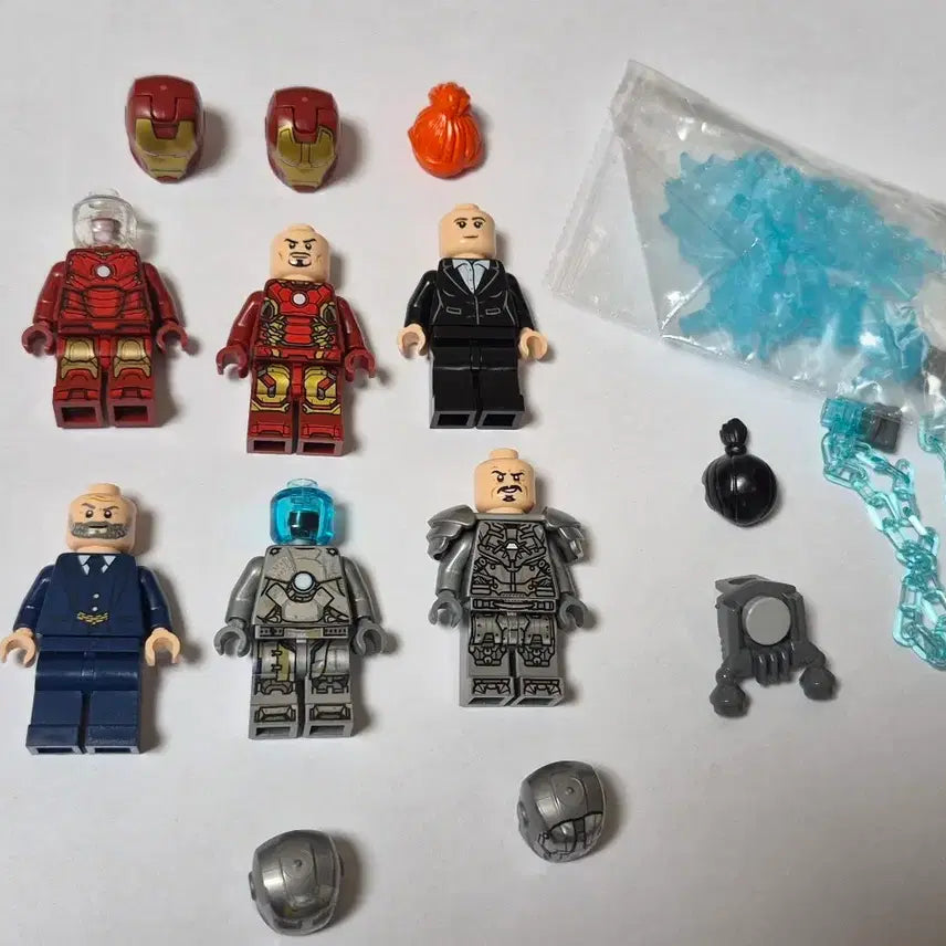 [BUNJANG] Lego Iron Man Figure Bundle Set / 레고 아이언맨 피규어 일괄