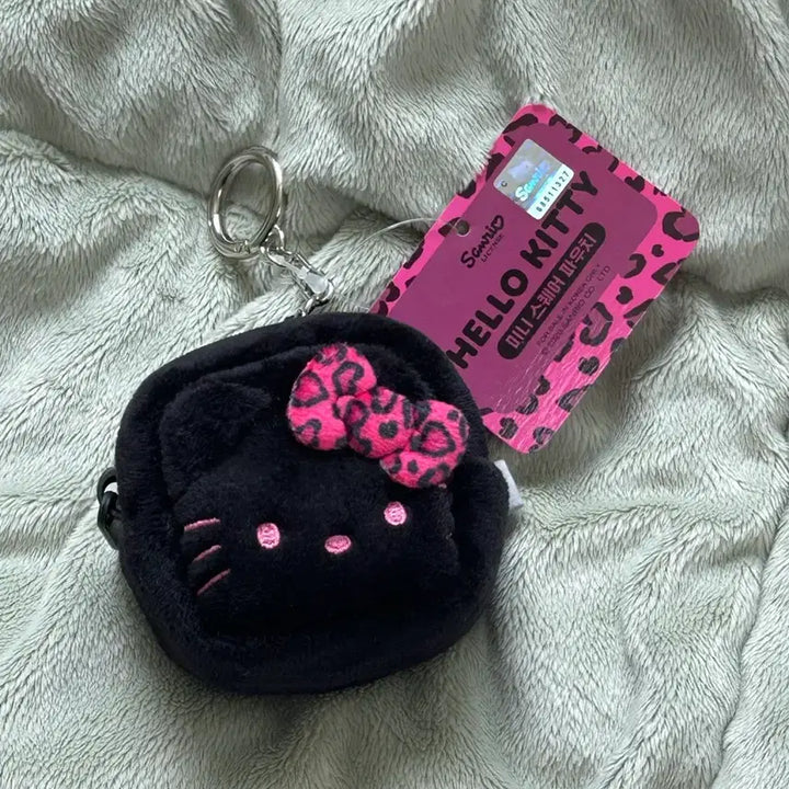 [BUNJANG] Sanrio Hello Kitty Mini Pouch Keyring - Black / 택0,새상품) 산리오 헬로키티 미니 파우치 키링 -블랙