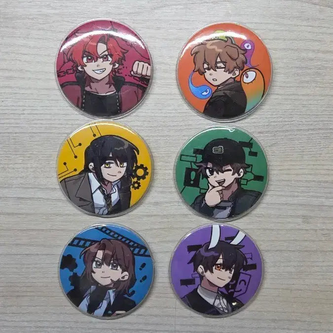 [BUNJANG] Pixel Lee Jjameulban Can Badge Bundle Set (Includes Cover, Acrylic Doll, Photocard, Official ID) / 픽셀리 잠뜰 미수반 캔뱃지 커버포함 일괄 판매 (아크릴인형포토카드공무원증)