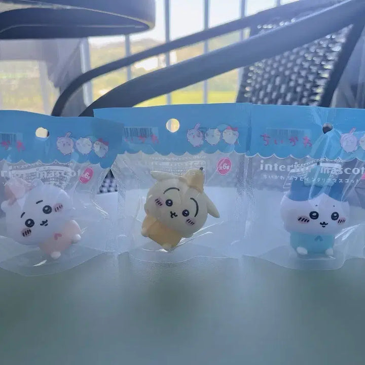 [BUNJANG] Chiikawa Soft Vinyl Mascot Figure Set (3 Types) / 치이카와 먼작귀 소프비 마스코트 피규어 3종
