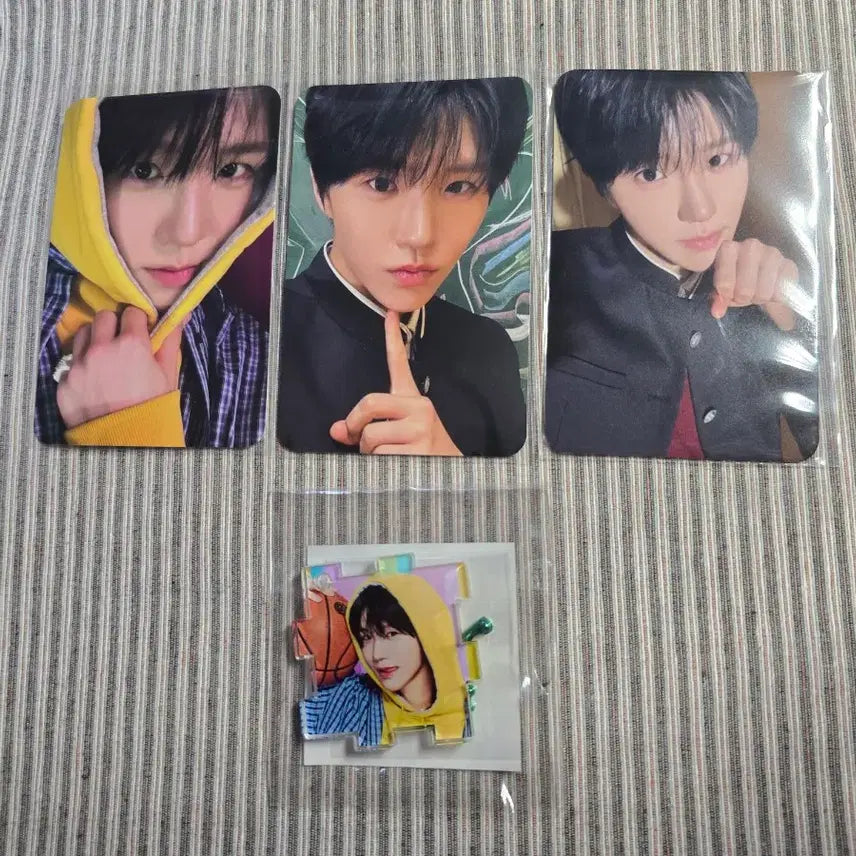 [BUNJANG] NCT WISH Jaehee Puzzle Keychain + Yoizone Version Photocard / 엔시티위시NCTWISH 요이돈 YOIDON, 보이미츠걸 BOYMEETSGIRL, 무모샵 특전 재희 대영 퍼즐+ 포카 3개 세트(무모샵 미공포 포카 포함)