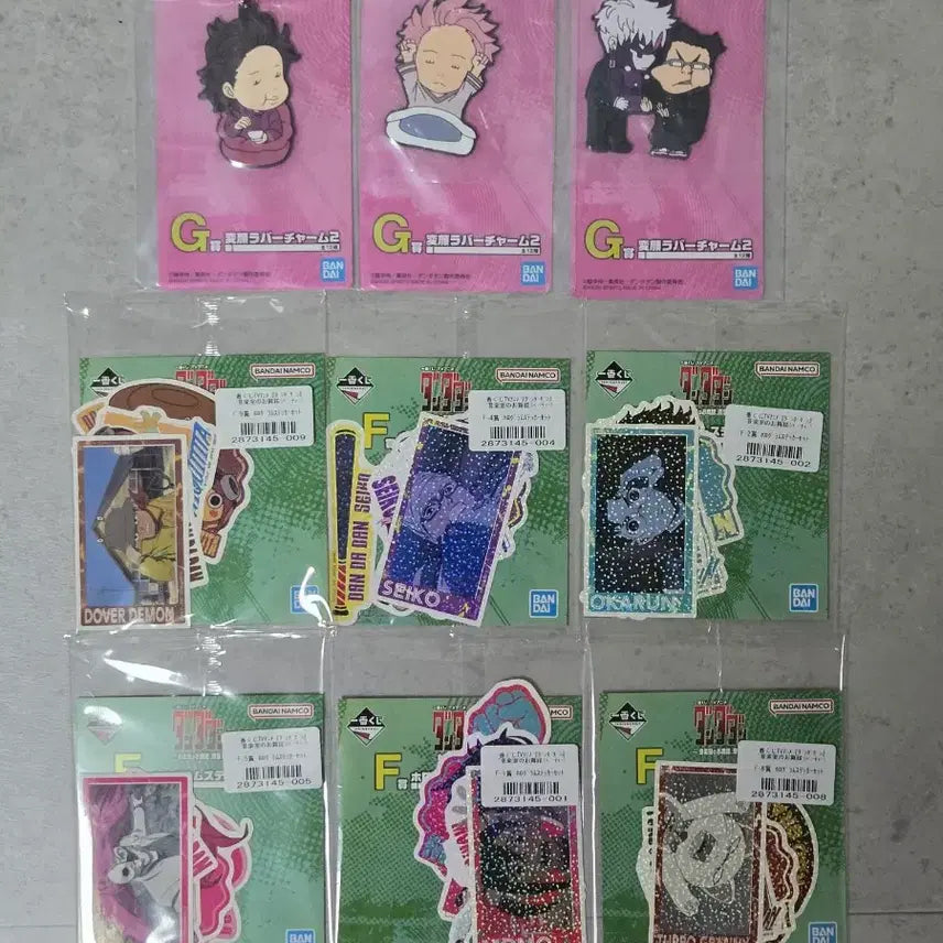 [BUNJANG] Dandadan Ichiban Kuji G Prize F Prize Bundle Set / (일괄9종)단다단 제일복권 G상 F상 판매 음악실의무도파티