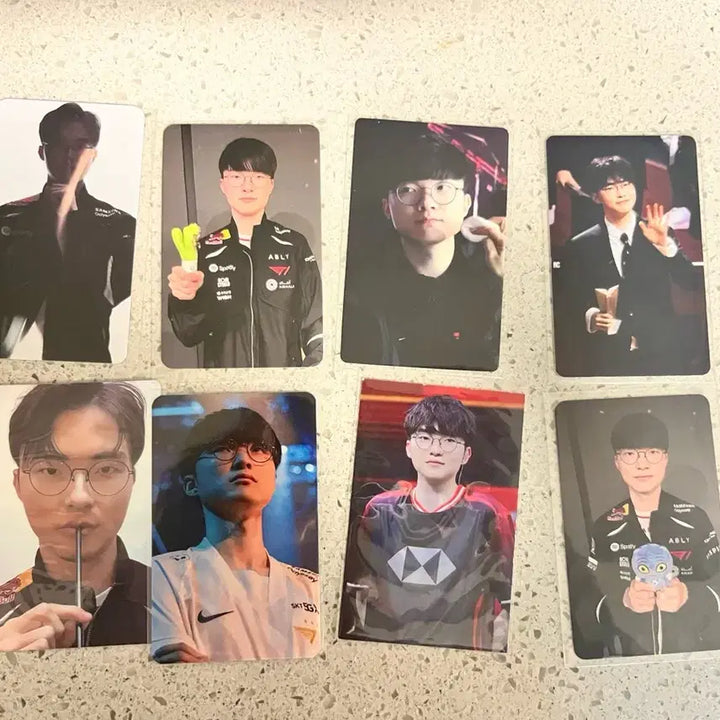 [BUNJANG] T1 Faker Photocard 8-Set Bundle / 페이커 포토카드 8종 세트 티원