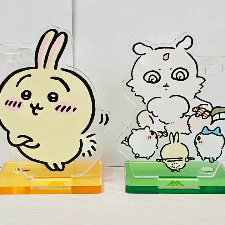 [BUNJANG] Chiikawa Acrylic Pen Stand Set - Usagi, Ano Ko, Hachiware / 치이카와 아크릴 펜스탠드 우사기, 아노코 치이카와 하치와레 우사기