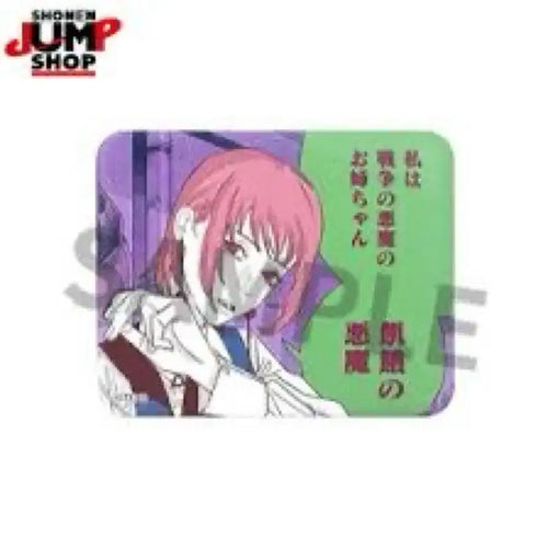 [BUNJANG] Chainsaw Man Kiga C.C. Death Devil Jump Shop Original Drawing Badge / 체인소맨 키가 시이 죽음의 악마 점프샵 원화 뱃지 굿즈