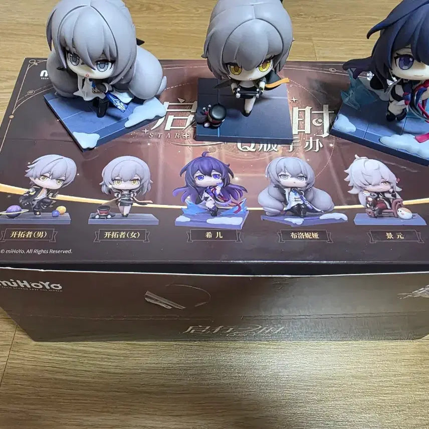 [BUNJANG] HoYoverse Honkai: Star Rail Q-Version Figure Set (6 Types) / 미호요 스타레일 Q버전 피규어 6종 세트