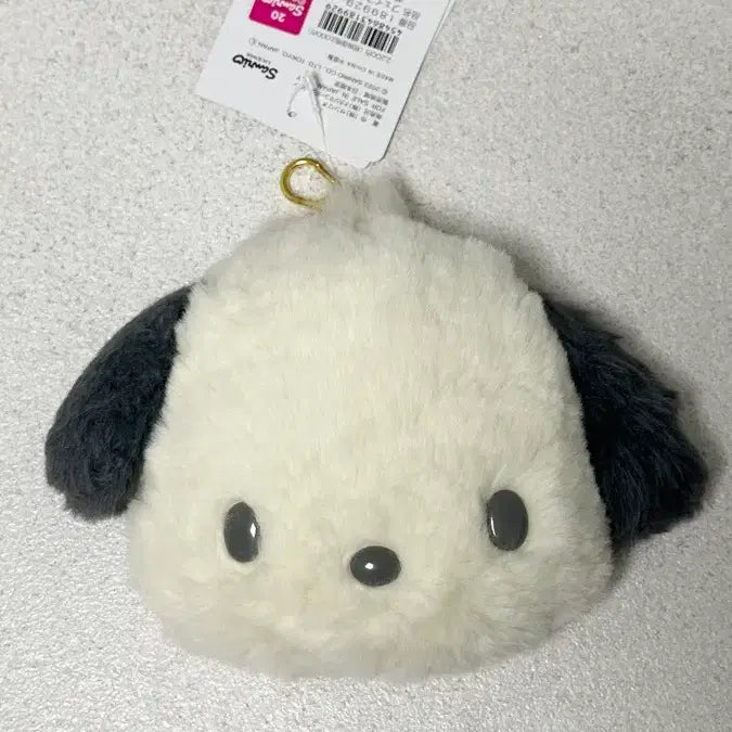 [BUNJANG] Sanrio Pochacco Face Reel Pass Card Holder / 산리오 포차코 페이스 릴패스 카드지갑 나카지마 릴패스