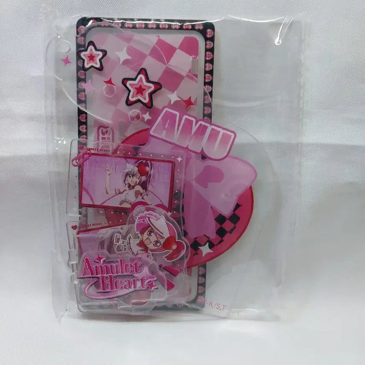[BUNJANG] Shugo Chara! Amu Amuleto Heart Acrylic Stand Plush / 캐릭캐릭체인지  캐캐체 아무 애뮬릿 하트 아크릴 스탠드 인형