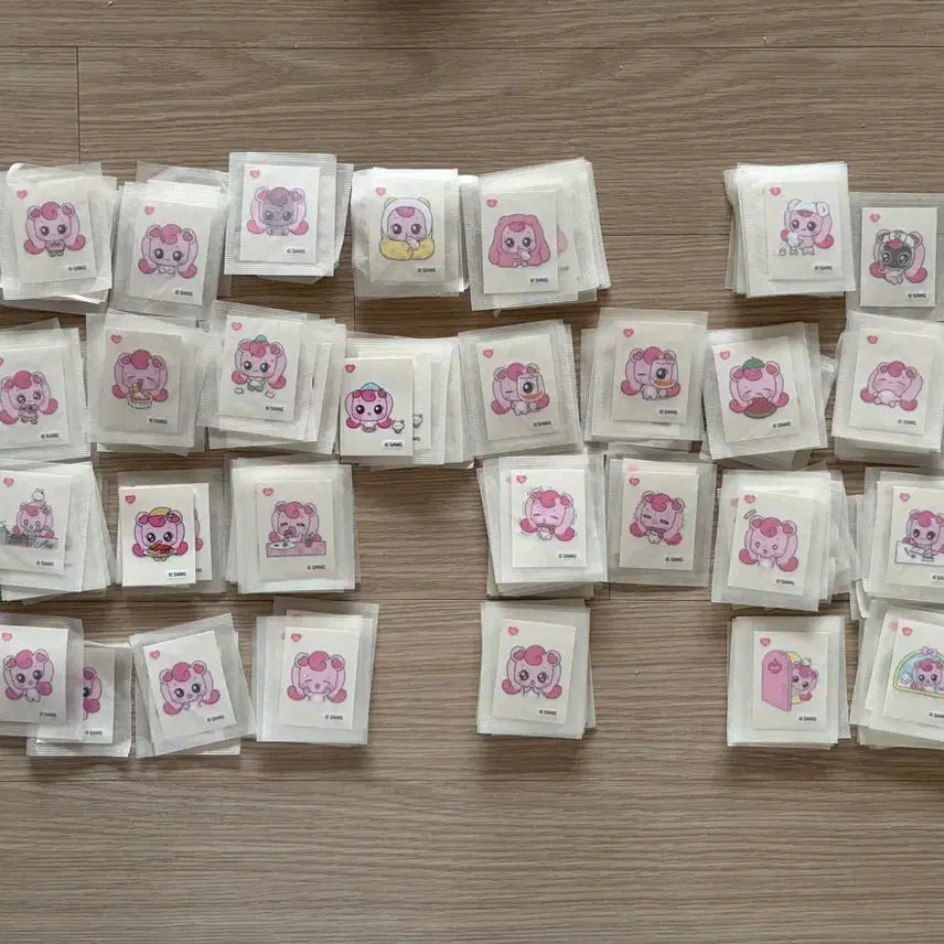 [BUNJANG] Tinioeng Jellyping Sticker 36 Types (Includes Rare Stickers) / 티니핑 젤리핑 띠부씰 36종 판매 (레어씰 포함)