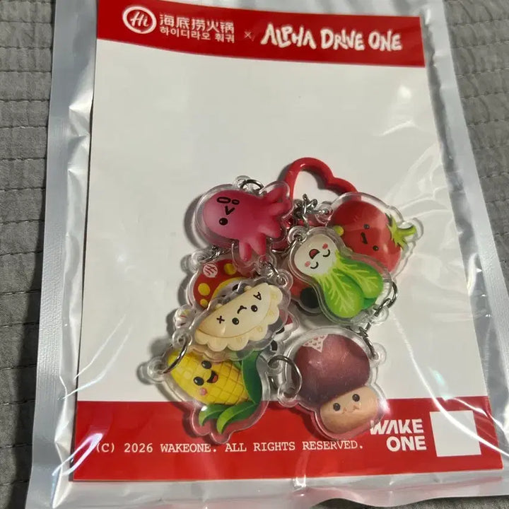 [BUNJANG] AldiWon x Haidilao Collaboration Keychain / 알디원 하이디라오 키링