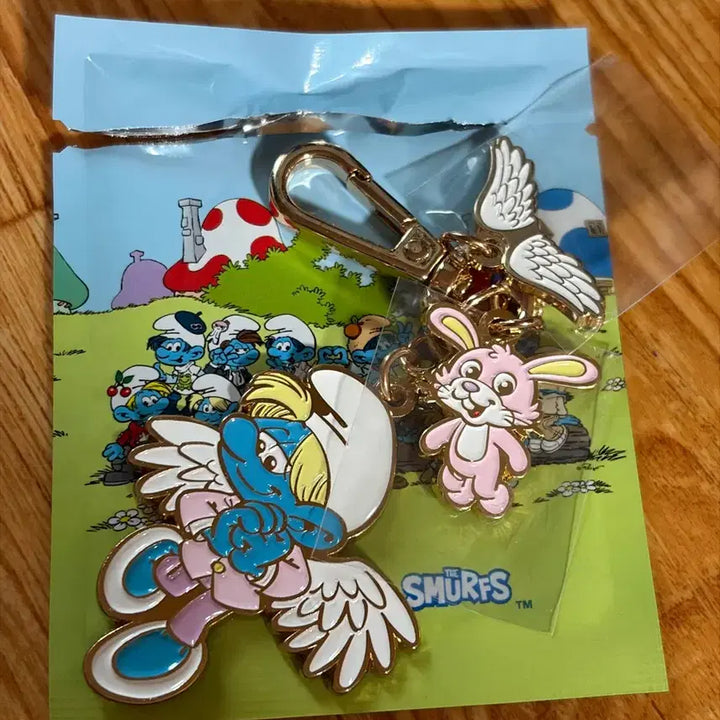 [BUNJANG] SEVENTEEN Jeonghan Smurf Metal Keyring / 세븐틴 정한 이삭토스트 콜라보 스머프 메탈 키링 이삭