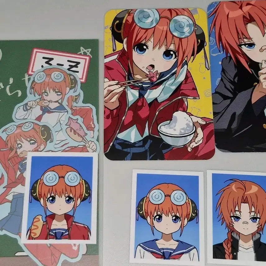 [BUNJANG] Gintama Chuhyun Yato Siblings Sticker, Photocard Set / 은혼 츄현님 야토남매 스티커, 포토카드 세트 판매