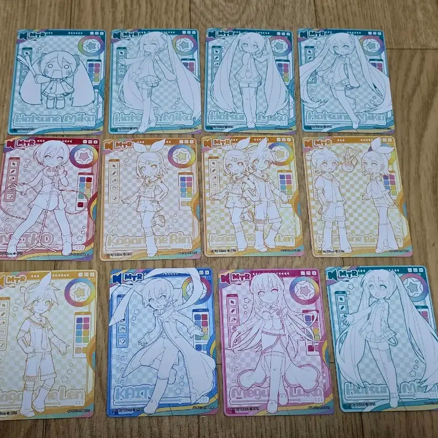 [BUNJANG] Hatsune Miku &amp; Various Characters Bundle Set Cards / 하츠네 미쿠 카드 여러 종류 일괄