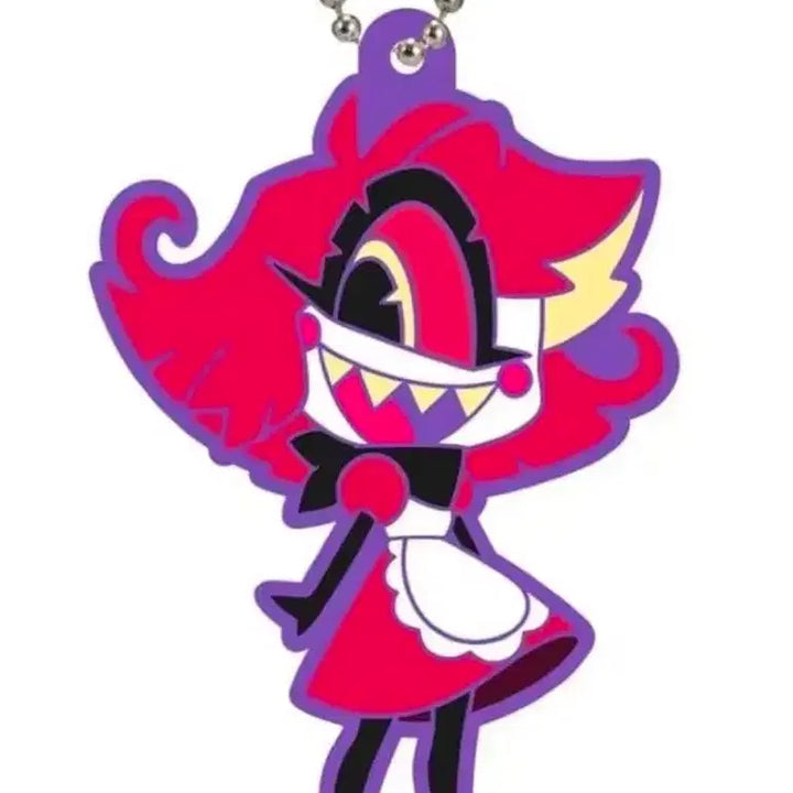 [BUNJANG] Hazbin Hotel Gashapon Rubber Strap Nifty Keyring / 해즈빈호텔 가샤폰 러버스트랩 니프티 키링