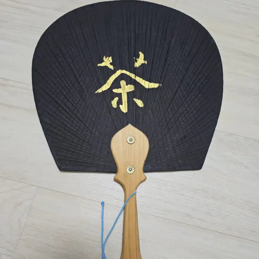 [BUNJANG] Folk Craft Handheld Fan with Traditional Pattern / 민속품 손잡이 부채 전통 문양
