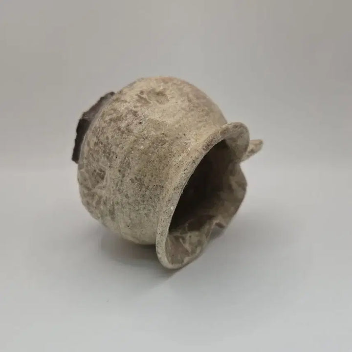 [BUNJANG] Antique Buncheong Guiyal Jjigeuri Vase / 골동품 분청귀얄 찌그리 호
