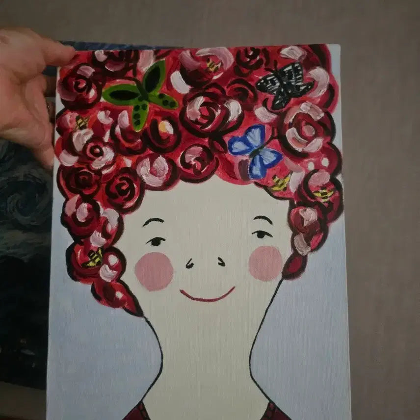 [BUNJANG] Hand-Painted Oil Painting (Set of 2) / 헤이리마을구입. 직접그린 그림 2점