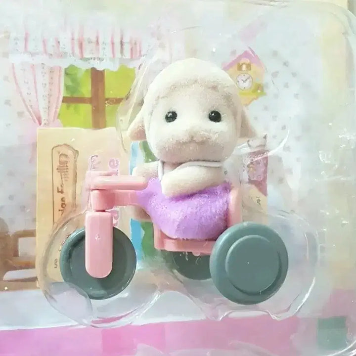 [BUNJANG] Sylvanian Families Baby Sheep with Tricycle New Product / 실바니안 패밀리 아기 양 자전거 새상품