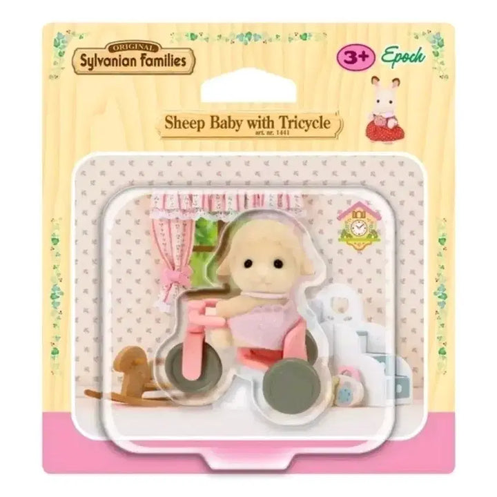 [BUNJANG] Sylvanian Families Baby Sheep with Tricycle New Product / 실바니안 패밀리 아기 양 자전거 새상품